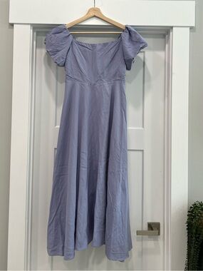 ASTR Lilac Off Shoulder Dress